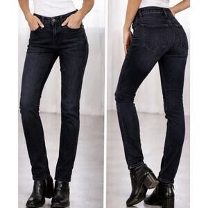 R13 Alison Skinny Straight Jeans Women Size 25 Dark Wash Stretch Designer Denim